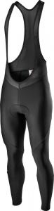 Pánske zateplené cyklistické nohavice s trakmi Castelli 20524 ENTRATA 010 čierna M