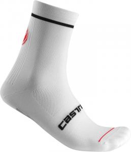 Cyklo ponožky, Castelli 20044 ENTRATA 9, 001 – biela, LX
