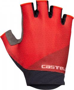 Dámske cyklo rukavice, Castelli 20081 ROUBAIX GEL 2W, 023 – červená, XL
