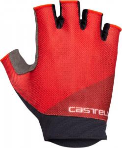 Dmske cyklo rukavice, Castelli 20081 ROUBAIX GEL 2W, 023  erven, L