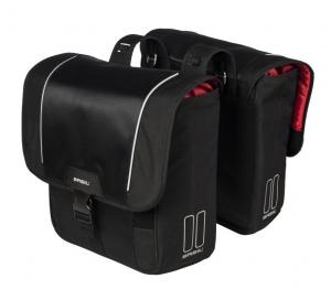 Dvojit braa na nosi Basil SPORT DESIGN-DOUBLE BAG ierna