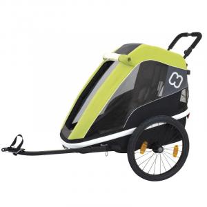 Multifunkčný detský vozík-jednomiestny, Hamax AVENIDA ONE, šedá/žltá fluo