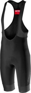 Pnske krtke termo nohavice s trakmi, Castelli 19514 TUTTO NANO, 010  ierna, XXL