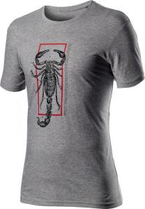 Pánske tričko s krátkym rukávom, Castelli 20099 LOGO TEE, 094 - svetlá šedá, XXL