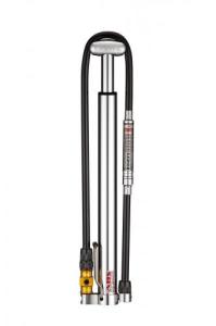 LEZYNE Pumpa Micro Floor Drive HPG s tlakomerom strieborn leskl, manometer