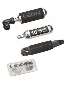 LEZYNE Bombi�kov� pumpi�ka sada REPAIR KIT CO2 pumpi�ka + set na opravu defektu v ta�ti�ke