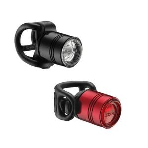LEZYNE Set svetiel LED FEMTO DRIVE ierne+erven