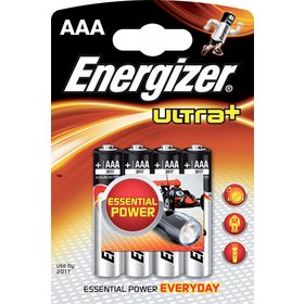 Alkalická batéria Energizer Ultra+ Alk LR03/4 4xAAA 