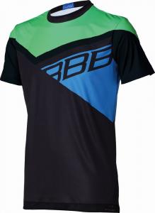 Dres pnsky MTB, BBB BBW-315 GRAVITY, ierna/zelen/modr XXL