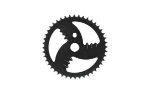 Kot�� BMX, 44 zubov�, oce�ov�, �ierny