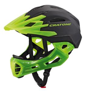 Prilba CRATONI C-Maniac black-lucentgreen matt 2018, L-XL (59-62cm)