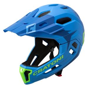 Prilba CRATONI C-MANIAC 2.0 MX - blue-lime matt 2020, M-L (56-59cm)