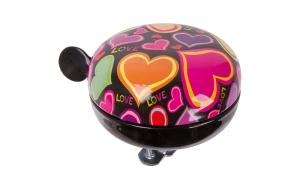 Zvon�ek DING-DONG srdie�ka, 80 mm, oce�