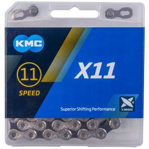 Reťaz KMC X11 čierno-strieborná 114čl. BOX 11-kolo