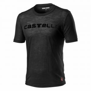 Castelli 21101 MERINO CASTELLI TEE 085 svetl ierna M