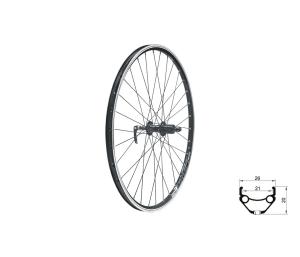 Zapleten koleso zadn KLS DRAFT R, 28/29", black