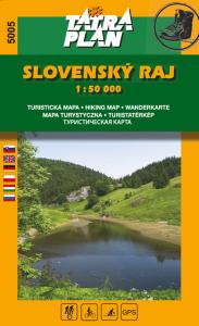 Turistick mapa Tatraplan 5005 Slovensk raj 1:50 000 - slov.