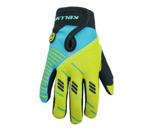 Detsk rukavice KELLYS Gouki, blue-lime, small