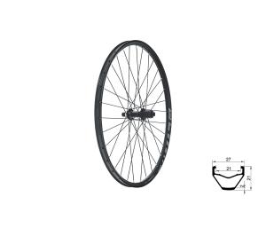 Zapleten� koleso zadn� KLS MADMAX DSC R, 28/29", black