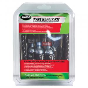 Opravn sada SLIME kntom s CO2 - Tyre Repair Kit