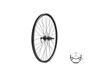 Zapleten koleso zadn KLS DRAFT DSC 23 R, 28/29", black