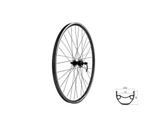 Zapleten koleso predn KLS DRAFT DSC 23 F, 26", black
