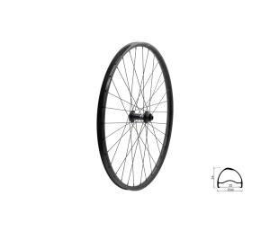 Zapleten koleso predn KLS SEGADOR 25 SL DSC F, 27,5", black