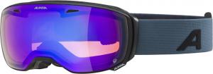 Ly�iarske okuliare Alpina ESTETICA Q black-dirtblue matt/blue