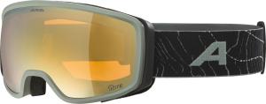 ALPINA Ly�iarske okuliare BIVIO willow-green matt Q-LITE gold