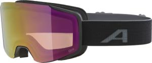 ALPINA Ly�iarske okuliare TAOS black matt Q-LITE red