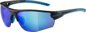 ALPINA Cyklistick okuliare TRI-SCRAY 2.0 HR ierno-cyan, vymeniten skl