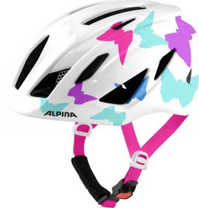 ALPINA Cyklistick prilba PICO perlovobiela s motmi