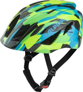 ALPINA Cyklistick prilba PICO neon-green blue glosss