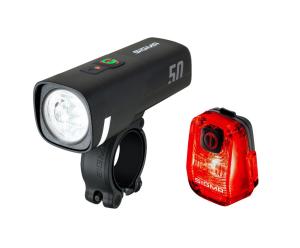 Sigma svetlo predn� AURA 50 + svetlo zadn� HIRO 10