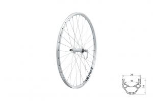 Zapletené koleso predné KLS DRAFT F, 28/29", silver