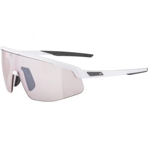 ALPINA Okuliare TURBO PRO white matt Q-LITE pink