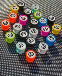 Koncovky do riadidiel BIKERIBBON Jelly - biela