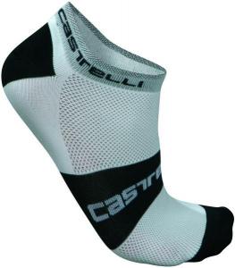Pánske ponožky, Castelli 7069 LOWBOY, 001 biela/čierna, SM