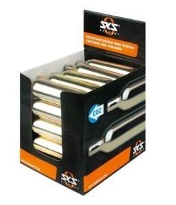 SKS CO2 bombika - Display box 25 ks, bez zvitu, 16g, pro pumpiku SKS Airchamp 2017