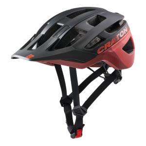 CRATONI AllRace Black-Red Matt 2021 M-L (56-61 cm)