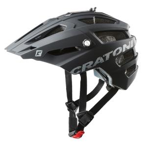 Prilba CRATONI ALLTRACK - black rubber 2025, M-L (58-61cm)