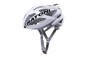 Prilba CRATONI C-Bolt white-black glossy 2018, L-XL / 59-62cm