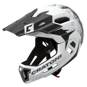 Prilba CRATONI C-MANIAC 2.0 MX - white-black matt 2020, L-XL (59-62cm)