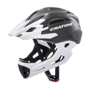 Prilba CRATONI C-MANIAC | black-white matt 2020, L-XL / 58-61cm