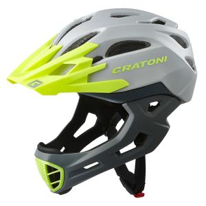 Prilba CRATONI C-MANIAC - grey-lime matt 2020, S-M (53-56cm)