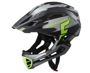 Prilba CRATONI C-MANIAC Pro - black-lime matt 2020, L-XL (58-61cm)