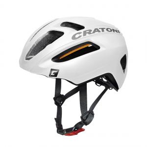 CRATONI Prilba CRATONI C-Pro White/Black Rubber - S/M (54-58cm) 2020 S/M (54-58cm)
