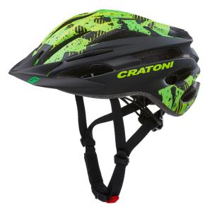 Prilba CRATONI PACER - black-lime matt 2020, XS-M (49-55cm)