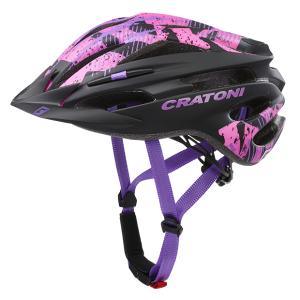 Prilba CRATONI PACER - black-pink matt 2020, XS-M (49-55cm)