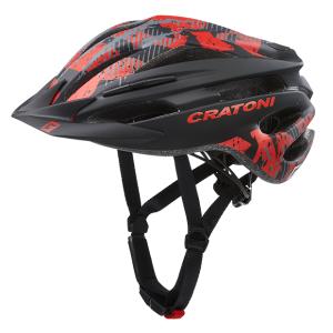 Prilba CRATONI PACER - black-red matt 2020, S-M (54-58cm)